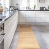 Bilderdepot24 Teppich Teppich Vinyl Flur Küche Muster funktional lang modern, Läufer - braun glatt, nass wischbar (Schmutz, Tierhaare) Saugroboter & Bodenheizung geeignet Bild 2