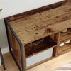 vidaXL Schuhschrank mit Speicher Altholz 60 x 35 x 44 cm Holzwerkstoff 886460 Bild 4