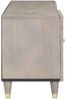 vidaXL TV-Schränk mit Regal Grau 105 x 33 x 46 cm Massivholz Mango 4018786 Bild 4