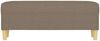 vidaXL Sitzbank Taupe 100x35x41 cm Stoff 349382 Bild 3