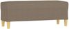 vidaXL Sitzbank Taupe 100x35x41 cm Stoff 349382 Bild 2