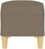 vidaXL Sitzbank Taupe 100x35x41 cm Stoff 349382 Bild 4