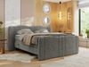Elektrisch Boxspringbett Multipocket-Matratzen, elektrisch verstellbar, Polsterbett mit Bettkästen - FORTINA - 160 x 200 cm - Grau Struktur - H4 Bild 3