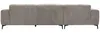 Vente-unique - SAPIGO Sofa Stoff Schokoladenbraun - B 98 cm x H 80 cm x L 306 cm Bild 3
