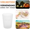 Engelland Becher Plastikbecher in modernen Neonfarben, Mehrweg, 1-tlg, Kunststoff, spülmaschinengeeignet, bruchfest, wiederverwendbar, 250 ml, 0,25 Liter Bild 3