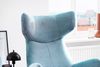 KAWOLA Sessel LOTTE Ohrensessel Cord hellblau 117 x 82 x 79 cm Bild 2