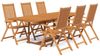 vidaXL 7-tlg. Garten-Essgruppe Massivholz Akazie 160-240 cm 3079641 Bild 2