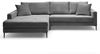Liadomo Ecksofa Hilary, Cordbezug, verschiedene Farben, Ottomane links oder rechts, Kissen Bild 3