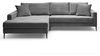 Liadomo Ecksofa Hilary, Cordbezug, verschiedene Farben, Ottomane links oder rechts, Kissen Bild 5