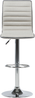 Barhocker Polsterbezug beige höhenverstellbar 2er Set LUCERNE Bild 5