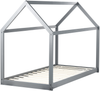 Bett mit Lattenrost TOSSE 90 x 200 cm Holz Grau Bild 4