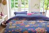 PIP Studio Perkal Bettwäsche 155x220 Bombay Bold Dark Blue Blüten Asia Wende Bild 2