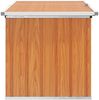 vidaXL Außenlagerbox Holz 129 x 67 x 65 cm Verzinkter Stahl 42039097 Bild 5
