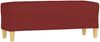 vidaXL Sitzbank Weinrot 100x35x41 cm Stoff 349381 Bild 2