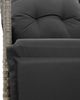 vidaXL 9-tlg. Garten-Bistro-Set mit Kissen Grau Poly Rattan 3276974 Bild 5