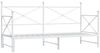 vidaXL Tagesbett Ausziehbar ohne Matratze Weiß 90x200 cm Stahl 4104689 Bild 2