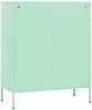 vidaXL Lagerschrank Minzgrün 80 x 35 x 101,5 cm Stahl [336176] Bild 3