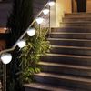 6er Set LED Zaun Solarleuchten, Kunststoff, grau, D 11 cm Bild 5