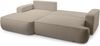 AX LIVING Ablia Beige Sofa L Form mit Schlaffunktion 267 cm breit L Bild 5