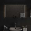 vidaXL LED-Badezimmerspiegel Transparent 50 x 80 cm Gehärtetes Glas 42045779 Bild 3