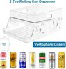 FELIXLEO Aufbewahrungsbox Kühlschrank Organizer Dosenhalter faltbar 550ml Getränke BPA frei (1 St) Bild 3