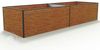 GFP Aluminium Hochbeet KINGSIZE DANIELA - 387 x 119 x 77 cm - Holzoptik, Stecksystem, langlebig Bild 2