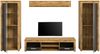 INOSIGN Wohnwand Aosta, Breite 310cm, best. aus: 2x Vitrine, Lowboard, Wandboard, Wohnwand, Kombination, Anbauwand, Möbel Set, Schrankwand, Möbel Kombi Bild 4