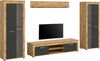 INOSIGN Wohnwand Aosta, Breite 310cm, best. aus: 2x Vitrine, Lowboard, Wandboard, Wohnwand, Kombination, Anbauwand, Möbel Set, Schrankwand, Möbel Kombi Bild 2