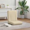 vidaXL Verstellbarer Fußsessel Creme Stoff 42028171 Bild 3