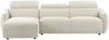 Vente-unique - TAZIZA Sofa Stoff Beige - B 166 cm x H 78 cm x L 286 cm Bild 2