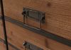 Apothekerkommode HWC-O79, Schrank Highboard Staufächer, Vintage Shabby-Look 94x80x35cm, natur Bild 5