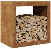 vidaXL Brennholzregal 60x40x60 cm Wetterfester Stahl 851009 Bild 3