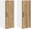 vidaXL Wandschrank PORTO 2 pcs Artisan-Eiche 30 x 31 x 80 cm 885374 Bild 2