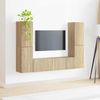 vidaXL TV-Schrankset 6 pcs Sonoma-Eiche Holzwerkstoff 3409107 Bild 4