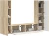 vidaXL TV-Schrankset 6 pcs Sonoma-Eiche Holzwerkstoff 3409107 Bild 3