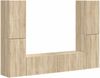 vidaXL TV-Schrankset 6 pcs Sonoma-Eiche Holzwerkstoff 3409107 Bild 2