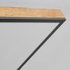 hofstein Deckenleuchte »Vacil« eckige Deckenlampe aus Metall und MDF, Schwarz/Weiß/Holzoptik, 3000 Kelvin, 36 Watt, 3200 Lumen Bild 2