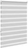 vidaXL Doppelrollo Hellgrau 95x150 cm Stoffbreite 90,9 cm Polyester 4014442 Bild 4