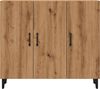 vidaXL Sideboard Artisan-Eiche 90x34x80 cm Holzwerkstoff 856893 Bild 5