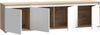 FORTE Lowboard TV-Board groß Breite ca 190 cm (B/H/T 188,3/49,7/42 cm), grifflose Front, viel Stauraum Bild 4