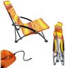Spetebo Campingstuhl 1x Strandstuhl orange mit Tragetasche 600D Oxford (Stück, 1 St), Garten Camping Stuhl mit Tragetasche Bild 2