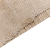 Teppich beige 200 x 300 cm mit Fransen Kurzflor SAZOO Bild 4