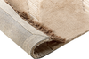Teppich beige 200 x 300 cm mit Fransen Kurzflor SAZOO Bild 5