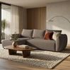 Selsey 'Zordo' - L-Form Eckschlafsofa mit zwei Bettkästen, hellbrauner Chenille links Bild 2