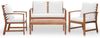 vidaXL 4-tlg. Garten-Lounge-Set mit Auflagen Massivholz Akazie 47283 Bild 2