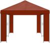 vidaXL Garten Pavillon 6 x 3 m Terrakotta Polyester und Stahl 190 3376010 Bild 4