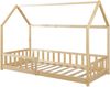 Hausbett Hesel, Kinderbett und Lattenrost, Holzoptik, 90x200 cm Bild 2