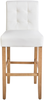 Barhocker Kunstleder weiß 2er Set MADISON Bild 5
