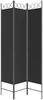 vidaXL 3-tlg. Paravent Schwarz 120x200 cm Stoff 350149 Bild 4
