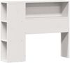 vidaXL Massivholzbett mit Regal ohne Matratze Weiß 75x190 cm Kiefer 3322370 Bild 5